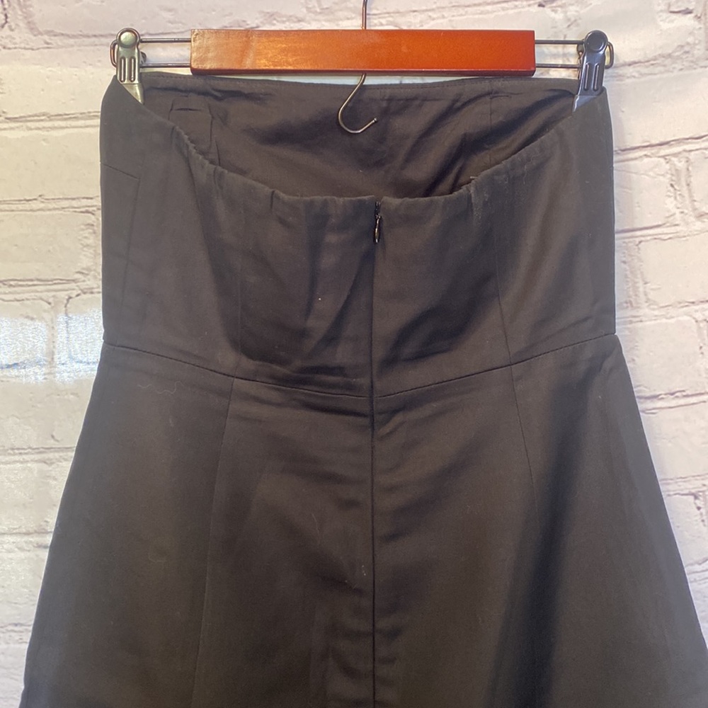 J. Crew Black Strapless Dress Size 6 Petite Excellent Condition - Picture 6 of 9